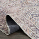 Barny Tan Washable Area Rug