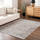 Barny Tan Washable Area Rug