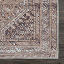 Barny Brown Flat Pile Washable Rug