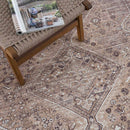 Barny Brown Flat Pile Washable Rug