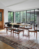 Rust Anahawan Distressed Washable Area Rug - Clearance