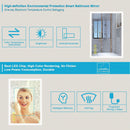 SmartGlow Dimmable LED Frameless Anti-Fog Bathroom Vanity Mirror