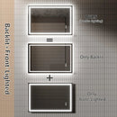 GlareGuard Anti-Fog Bathroom Dimmable Led Mirror Backlit Illuminated Mirror Touch Switch