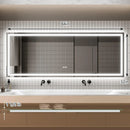 GlareGuard Anti-Fog Bathroom Dimmable Led Mirror Backlit Illuminated Mirror Touch Switch