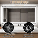 GlareGuard Anti-Fog Bathroom Dimmable Led Mirror Backlit Illuminated Mirror Touch Switch