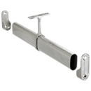 SM09 Wardrobe Rail Center Support Bracket Oval Closet Rod Pair Accessories