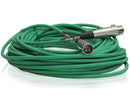 12 PACK - FAT TOAD XLR Microphone Cables | 50ft Professional Pro Audio Green Mic Cord Extension Patch with Lo-Z Connector | 24 AWG Shielded Wire & Balanced for DJ Music Recording Studio Mixer Gear