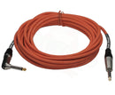 Right-Angled Guitar Cables (24-Pack) by FAT TOAD - 20FT 1/4-Inch Straight-End 24GA Instrument Cords for Electric Guitar, Bass, Pedal, Keyboard, Speaker Amplifier & Studio Recording