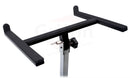Studio Mixer Stand DJ Cart by GRIFFIN - Rolling Standing Rack On Casters with Adjustable Height - Portable Turntable Holder Mount For Digital Machine