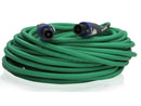 Speakon to Speakon Cables (2 Pack) by FAT TOAD - 50ft Professional Pro Audio Green Speaker PA Cord with Twist Lock Connector - 12 AWG Wire for Studio