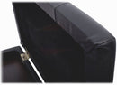 GRIFFIN Premium Antique Piano Bench | Adjustable Black Solid Wood Frame & PU Leather Padded Cushion | Vintage Ergonomic Musicians Keyboard Chair | Guitar Stool, Home Vanity Bench | Sheet Music Storage