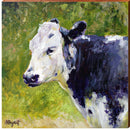 Cow Sign on Wood  | Wall Art Print on Real Wood