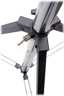 GRIFFIN Crank Lighting Truss Stands - T Adapter Bar & DJ Booth Trussing System for Light Cans & Speakers - Pro-Audio Stage Platform Hardware Package
