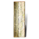 Great Appalachian Trail Rustic Trail Map Wall Art | Wall Art Print on Real Wood