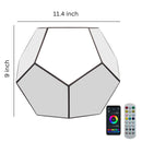 Acrylic Display Case with infinity RGB Light,  Dustproof Showcase Storage for Collectibles and Action Figures Mini Toys