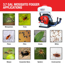 3.7 Gal Turbo Boosted Backpack Mosquito Fogger Leaf Blower for Pest Control