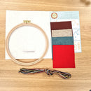Robin Applique hoop kit from felt APPROB1O