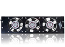 GRIFFIN Rackmount Cooling Fan | 3U Ultra-Quiet Triple Exhaust Fans, Keep Studio Audio Equipment Gear Cool | Rack Mount on Network IT System Server Rails | DJ PA AMP Temperature Control Panel Cabinet