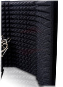 Studio Microphone Soundproofing Acoustic Foam Panel by GRIFFIN - Soundproof Filter - Sound Diffusion Mic Booth Shield, Absorbing Isolation Diffuser