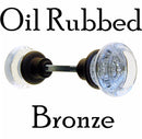 Glass Door Knob Pair, Elegant & Simple