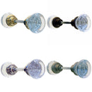 Glass Door Knob Pair, Elegant & Simple