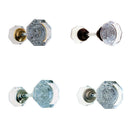 Octagonal Shape Glass Door Knob