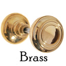 Art Deco Style Door Knobs, Solid Core