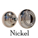 Art Deco Style Door Knobs, Solid Core