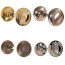 Art Deco Style Door Knobs, Solid Core