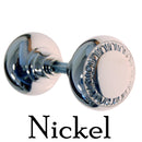 Solid Door Knobs with Egg & Dart Design