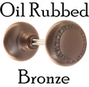 Solid Door Knobs with Egg & Dart Design
