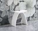 ARCSTONE 14"  Freestanding Solid Surface Bathstool