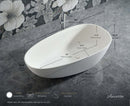 Arden 71” Freestanding Solid Surface Bathtub