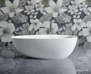 Arden 59” Freestanding Solid Surface Bathtub