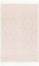 Ramsbury Soft Pink Wool Rug - Clearance