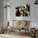 Cows Cattle Portrait Canvas Wall Art