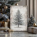 Vintage Christmas Tree Wall Art X