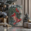 Vintage Cardinal Christmas Wall Art II