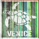 Venice Sea Turtle | Wall Art Print on Real Wood