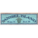 Sanibel Island, Florida Wooden Sign | Wall Art Print on Real Wood