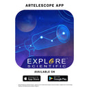 National Geographic Sky Assist 102 - Integrated App-Enabled 102 mm Astronomy Telescope with Adjustable Slow-Motion Mount