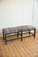 Reclaimed Vintage Turkish Rug Bench