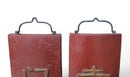 Pair Red Door Plaque