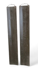Pair Black Door Plaque