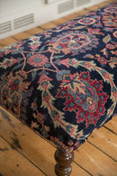 Vintage Persian Rug Ottoman Coffee Table