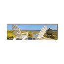 Cape Cod Adirondack Chairs | Real Wood Art Print