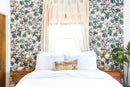 Rad Bromeliad Wallpaper, white