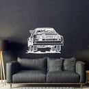 S1 Group B Perspective Metal Car Wall Art - NC1140
