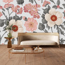 Red Little Flowers Wallpaper