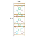 Add-On Ring Wall Panel for 95" Modular Walnut